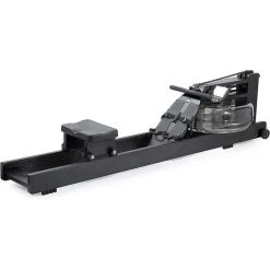 WaterRower All Black Rowing Machine With S4 Monitor -Sports and Fitness Shop water rower black angle 1