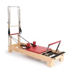 Elina Pilates Wood Reformer With Tower -Sports and Fitness Shop wood reformer with tower red
